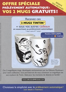 Hachette - Collection Tintin - 2010 - Offre prélèvement