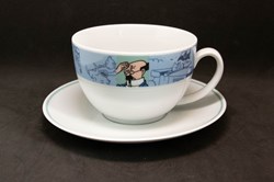 Guy Degrenne - 1996 - Bleu - Tasse à thé + soucoupe