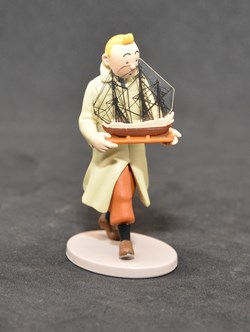 Figurine TINTIN portant La Licorne - 6 cm - Moulinsart 2011