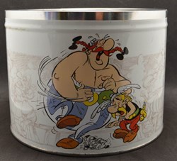 Boîte métal - 2001 - Astérix et Obélix (manque couvercle)