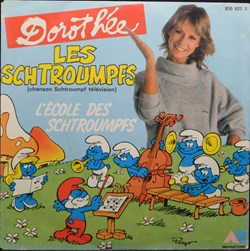 Vinyl - 45 tours - 1982 - Dorothée - Les schtroumpfs
