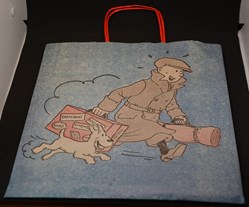 Sac Kraft - Moulinsart - 2018 - 32x34 - Tintin revient