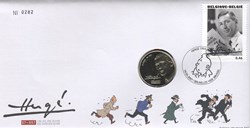 Belgique - Enveloppe - 1er jour - 2007 - 0,46€ - Avec médaille