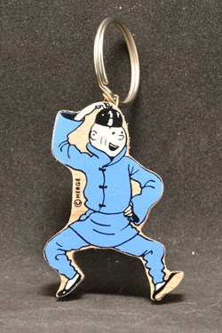 Porte-clé - Tintin Lotus bleue