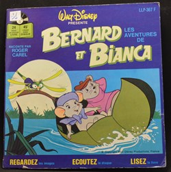 Vinyl - 45 tours - 1977 - Walt Disney - Bernard et Bianca