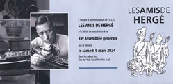 Les amis d'Hergé - Invitation Assemblée Générale - 2024