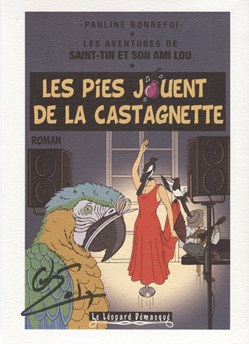 Ex-libris - Gordon Zola - 14x21 - Les pies jouent de la castagnette