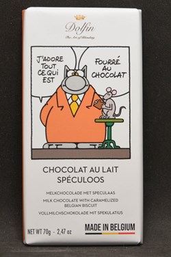 Chocolat Dolfin - 70g - Chocolat au lait spéculoos