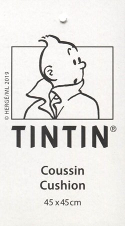 Tintin - 2019 - Cousin 45x45cm - Rouge hermès