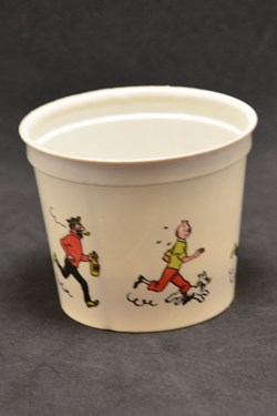 Pot à glace - OLA - 1969 - Version blanc + cuillère