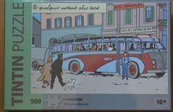 Moulinsart - 500 pièces - Bus de la Swissair