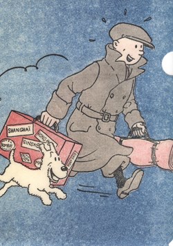 Pochette souple - Tintin voyage