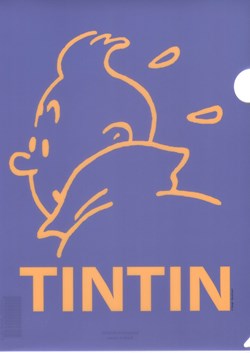 Pochette souple - Tintin profil mauve