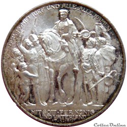 ALLEMAGNE 2 Mark 100e anniversaire défaite de Napoléon 1913 (Berlin) AKS140