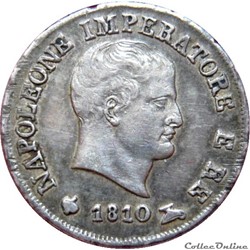 VENDUE 10 Soldi Napoléon Empereur et Roi d’Italie 1810 M (Milan) KM.19/272