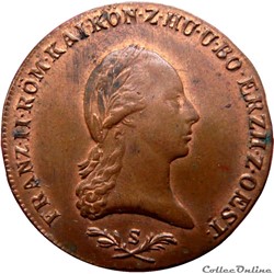 AUTRICHE 6 Kreuzer François II 1800 S (Schmollnitz) KM/WC.18/2128