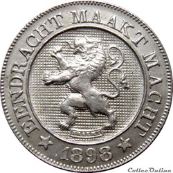 BELGIQUE 10 Centimes Leopold Ier Légende en Néerlandais 1898 KM.43