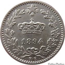ITALIE 20 Centesimi 1894 K·B (Berlin) Mont.58