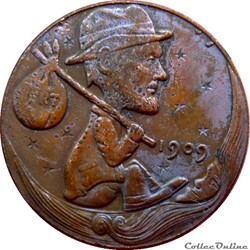 ÉTATS-UNIS D'AMÉRIQUE 1 Cent Lincoln "Wheat Penny" 1909