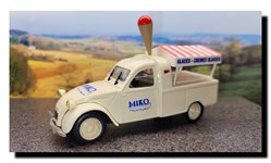 1964 - 2 CV AZU fourgonette Glaces Miko pickup