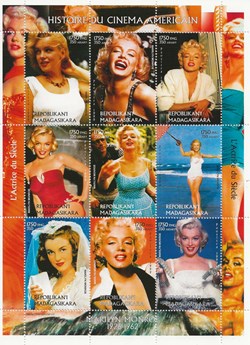 ZZZ Bloc (Madagascar) 1999 Marilyn Monroe
