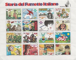 ZZZ - Saint Marin 1997 Feuillet La storia del fumetto italiano