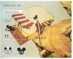 ZZZ Bloc (Grenada) 1992 65ème anniversaire de Mickey