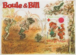 ZZ Bloc pour la fête du timbre 2002 Boule & Bill