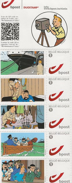 ZZZ - Belgique 2010 Duostamp - Tintin