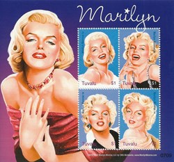ZZZ Bloc (Tuvalu) 2007 Marilyn Monroe