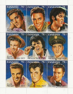ZZZ Bloc (Tanzanie) 1992 15ème anniversaire de la mort d'Elvis Presley