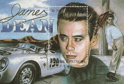 ZZZ Bloc (Sao Tome & Principe) 1994 James Dean