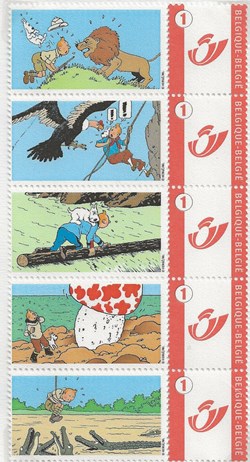 ZZZ - Belgique 2008 Duostamp - Tintin