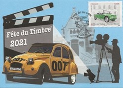 Beville le Comte (28) 2021, Le timbre fait son cinéma