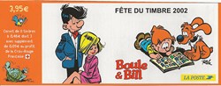 ZZ Couverture du carnet pour la fête du timbre 2002 Boule & Bill