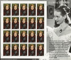 ZZZ Bloc (Etats-Unis) 2007 Bette Davis - Legends of Hollywood