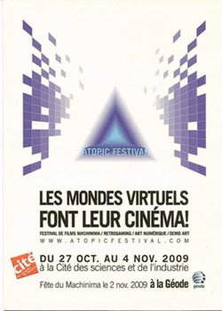 Paris Festival de films machinima 2009