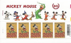ZZZ - Belgique 2008 feuillet 80 ans de Mickey