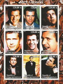 ZZZ Bloc (Turkmenistan) 2000 Mel Gibson