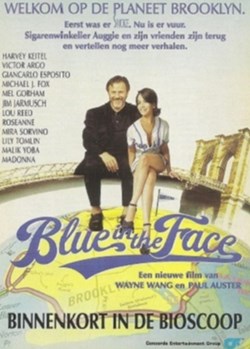 Blue in the face