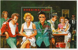 ZZZ Bloc (Burkina Faso) 1995 Elvis Presley et Marilyn Monroe
