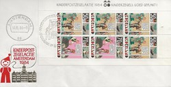Amsterdam (Pays-Bas) 1984 Kinderpostgelaktie