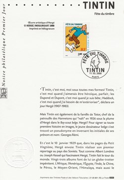 Paris (75) 2000 Tintin