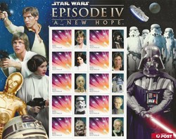 ZZZ Bloc Feuillet (Australie) 2012 - Star Wars IV, A new hope