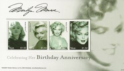 ZZZ Blocs (Niue) 2007 Marilyn Monroe