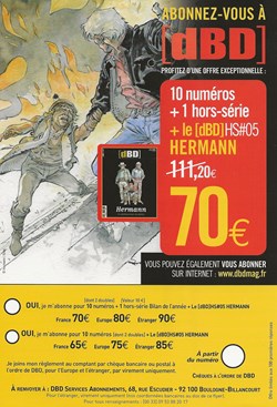 ZZ flyer postal abonnement dbd 006