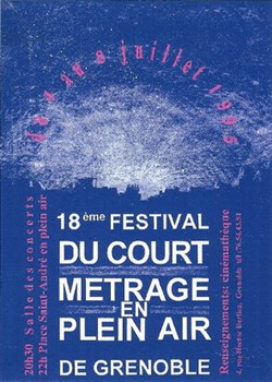 Grenoble Festival du court métrage de plein air 1995