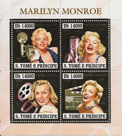 ZZZ Blocs (Sao Tome e Principe) 2006 Marilyn Monroe