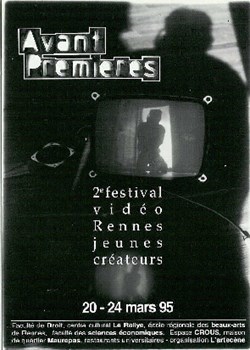 Rennes Festival vidéo des jeunes créateurs 1995