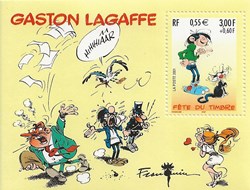 ZZ Bloc pour la fête du timbre 2001 Gaston Lagaffe